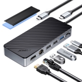 Док-станция Orico OM28PR-G2-BK-EP (USB-C 3.2 to 1xUSB-A 3.2, 2xUSB-A 2.0, 1xUSB-C 3.2, HDMI, USB-C PD (100W), NVMe/SATA, RJ45?) Док-станция Orico OM28PR-G2-BK-EP (USB-C 3.2 to 1xUSB-A 3.2, 2xUSB-A 2.0, 1xUSB-C 3.2, HDMI, USB-C PD (100W), NVMe/SATA, RJ45?)